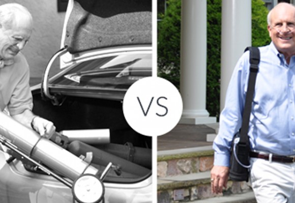 Die Unterschied zwischen Stroller (mobile Sauerstoffflasche) und Sauerstoffkonzentrator